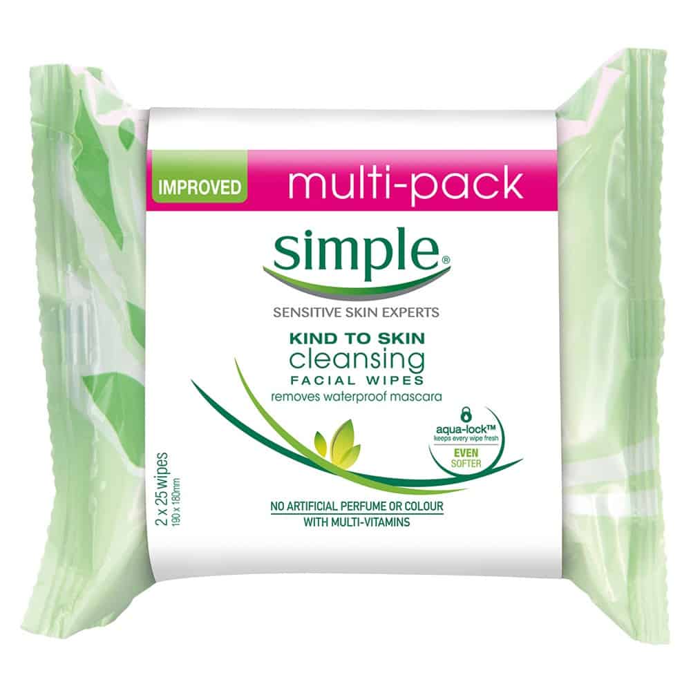 simple cleansing wipes