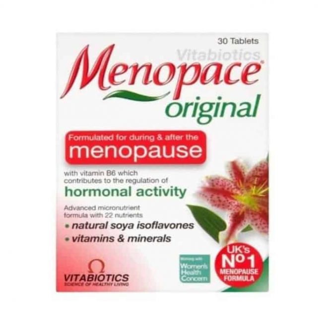 Vitabiotics Menopace Original 30 Tablets Vitabiotics Health Wellbeing