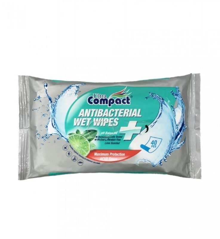antibacterial moist wipes