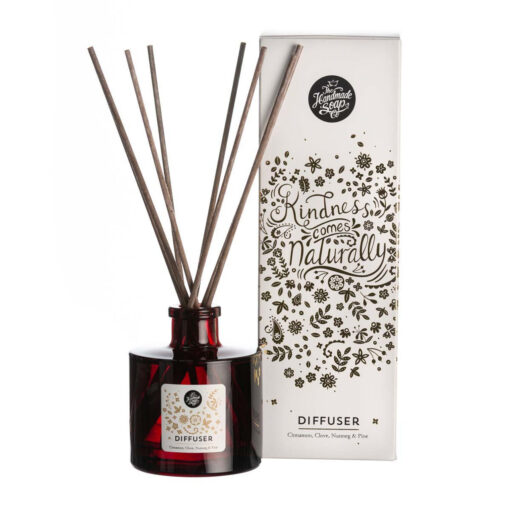 Handmade Soap Company  Christmas Reed Diffuser - Cinnamon, Clove, Nutmeg & Pine