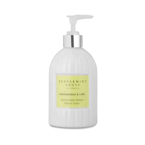 PEPPERMINT GROVE Lemongrass & Lime Hand & Body Cream 500ml