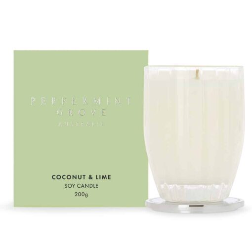 PEPPERMINT GROVE Coconut & Lime Soy Candle 200gm